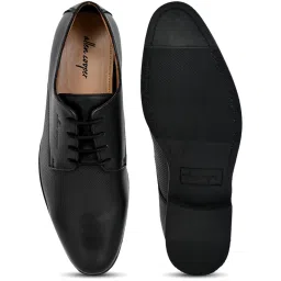 Allen cooper Men's Black Derby Shoes image 3
