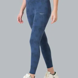 Van Heusen Blue Printed Leggings image 3