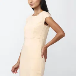 Van Heusen Beige Shift Dress image 3