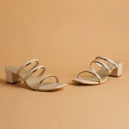 Eridani Women's Chiara Beige Casual Sandals image 3