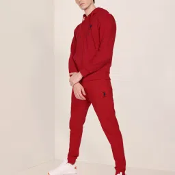 U.S. Polo Assn. Red Cotton Regular Fit Hooded Sweatshirt image 5