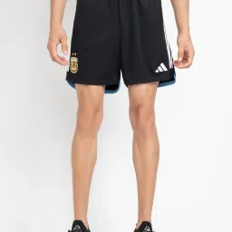 adidas Black ARGENTINA 22 HOME Striped Sports Shorts image 1