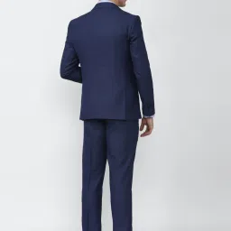 Peter England Elite Navy Slim Fit Three Piece Suits image 2