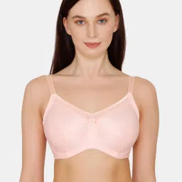 Zivame Impatiens Pink Under Wired Non Padded Full Coverage Bra image 1