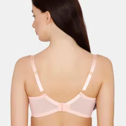 Zivame Impatiens Pink Under Wired Non Padded Full Coverage Bra image 2