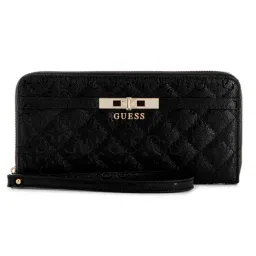 Guess Black IDRA Quilted Zip Around Wallet-picture-46