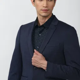 Peter England Elite Navy Slim Fit Blazers image 4