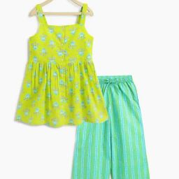 Campana Green Cotton Printed Suite Sets-picture-15