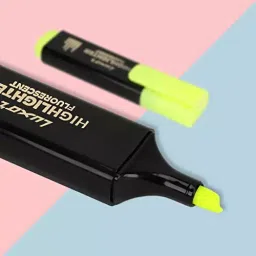 Luxor Fluorescent Highlighter Yellow, 9000028052 (Pack of 10) image 3