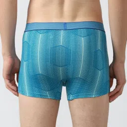Peter England Blue Regular Fit Printed Trunks image 2