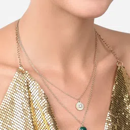 Zaveri Pearls  Gold-Plated Layered Chain-picture-23