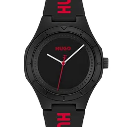 HUGO Men Lit for Him Analogue Watch 1530343-Black-picture-28