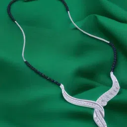 Rihi by P.C. Chandra Jewellers 925 Sterling Silver Eternal Love Enchanted Knot Mangalsutra For Women-picture-23