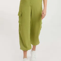 zink london zink Z Green High Rise Pants image 1