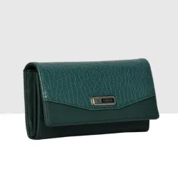 Esbeda Green Textured Medium Wallet image 2