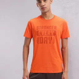 HRX by Hrithik Roshan Men Typography Printed Training T-shirt image 3