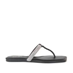 Inc.5 Women's Black T-Strap Sandals-picture-27