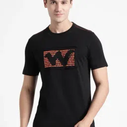 Wildcraft Black Cotton Regular Fit Printed T-Shirt-picture-44