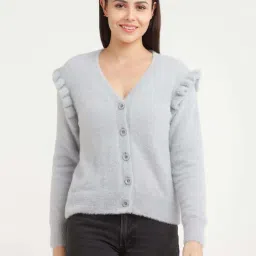 Zink London Grey Regular Fit Sweater image 1