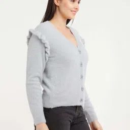 Zink London Grey Regular Fit Sweater image 3