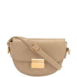 Fastrack Nude Textured Sling Handbag-picture-42
