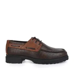 Styli Men's Brown Boat Shoes image 2