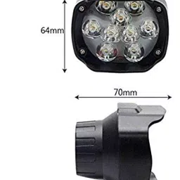 SHOP4U Waterproof 9 Shilon LED Fog Light Head Lamp Compatible with Hero All Models image 5