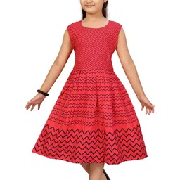 Muhuratam Girls BLENDED A-Line Dresses-image-42