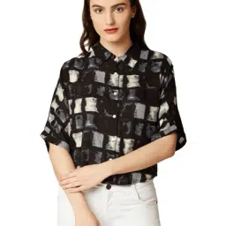 Miss Chase Grey Printed Shirt-picture-44