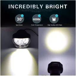 SHOP4U Waterproof 9 Shilon LED Fog Light Head Lamp Compatible with Honda All image 3
