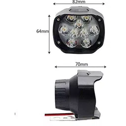 SHOP4U Waterproof 9 Shilon LED Fog Light Head Lamp Compatible with Honda All image 5