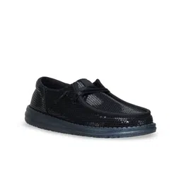 HEYDUDE Women Textile Embellished Lightweight Slip-On Sneakers-picture-24