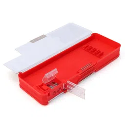 marvel by ski Marvel Spider Man Dual Sided Pencil Box - Red image 5