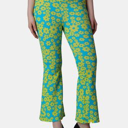 Popwings Women Floral Printed Relaxed Easy Wash Trousers-picture-29