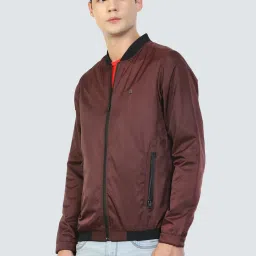 Louis Philippe Sport Maroon Regular Fit Jacket image 3
