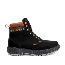Bacca Bucci Black Derby Boots image 2