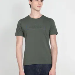 Arrow New York Green Cotton Regular Fit Printed T-Shirt-picture-15