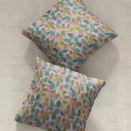 DDECOR Live beautiful Multicolor Cotton Cushion Covers - Set of 2-picture-15