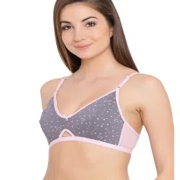 Clovia Grey Non-Wired Non-Padded Full Coverage Bra image 3