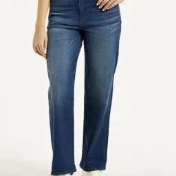 Levi's Dark Blue Straight Fit Jeans-picture-28