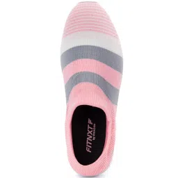 khadim Fitnxt by Khadims Women's Pink Walking Shoes image 3