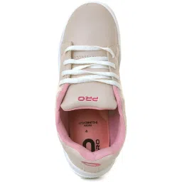 khadim Pro by Khadims Women's Cream Sneakers image 3