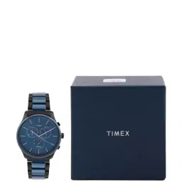 Timex Men Blue Round Dial Analog Watch - TWEG21703 image 4
