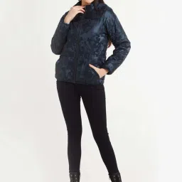 Zink London Blue Camou Print Jacket image 4