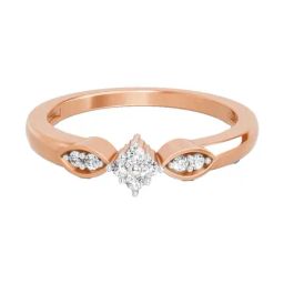 Sparkles Lab Grown Diamond 14k (585) Rose Gold Ring for Women-picture-30