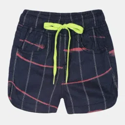 Kiddopanti Kids Navy Printed Shorts-picture-15