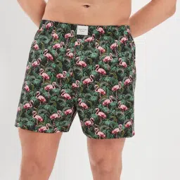 American Eagle Outfitters Green Regular Fit Printed Boxers-image-11