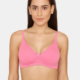 Zivame Pink Non Wired Non Padded T-Shirt Bra-picture-38