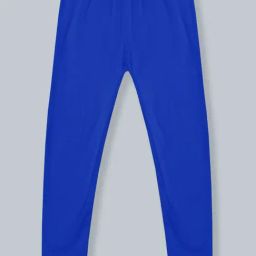 Kiddopanti Girls Royal Blue Regular Fit Leggings-picture-36