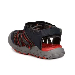 Bubblegummers by Bata Kids Grey & Red Floater Sandals image 3